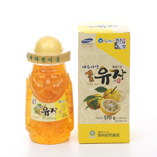 자연 꿀 유자차(570g)