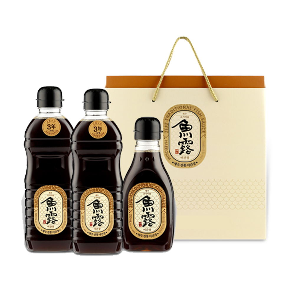 어간장 선물세트 2호(500ml 2개입 + 250ml 1개입)