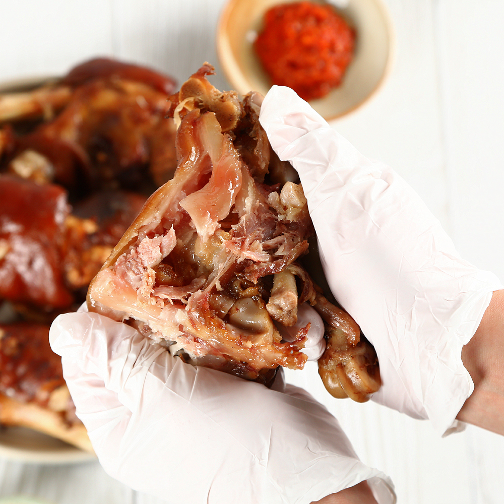 제주 전통 흑돼지 아강발 300g(4팩, 8팩)